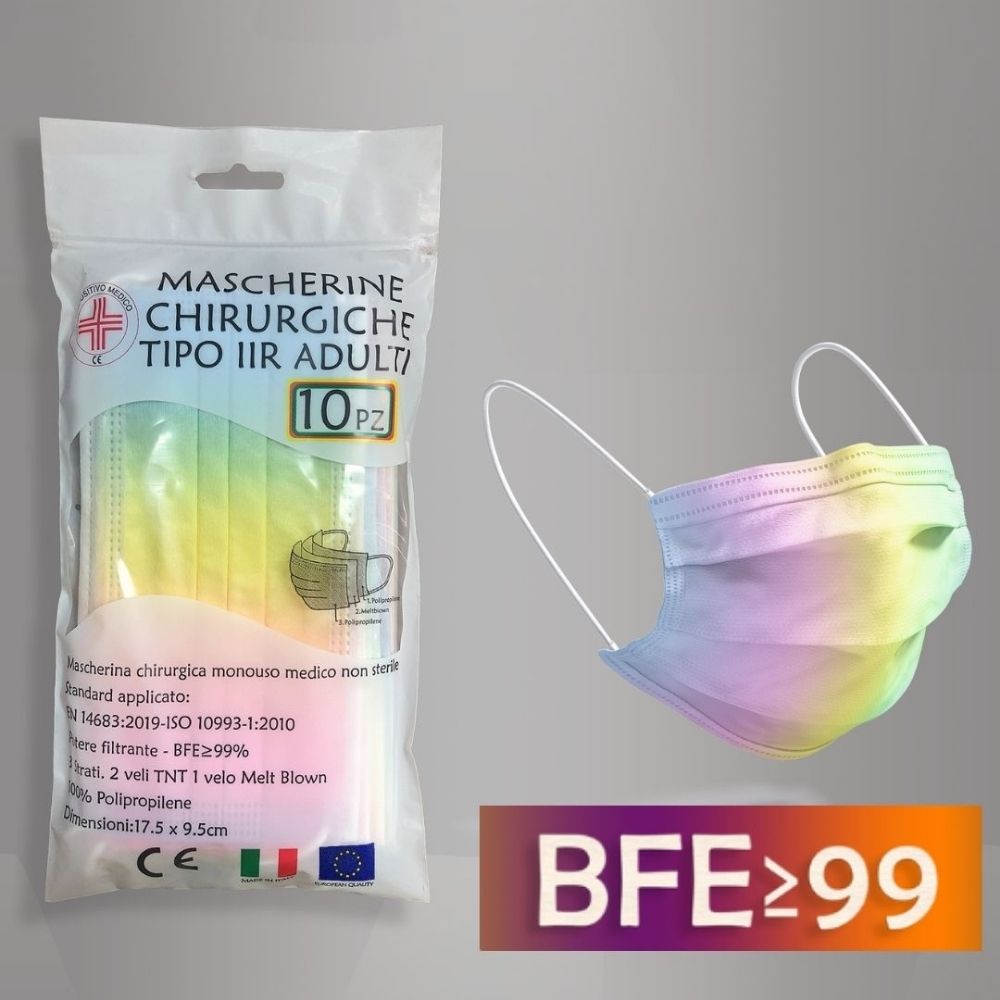 mascherine chirirgiche fantasia nuova good luck