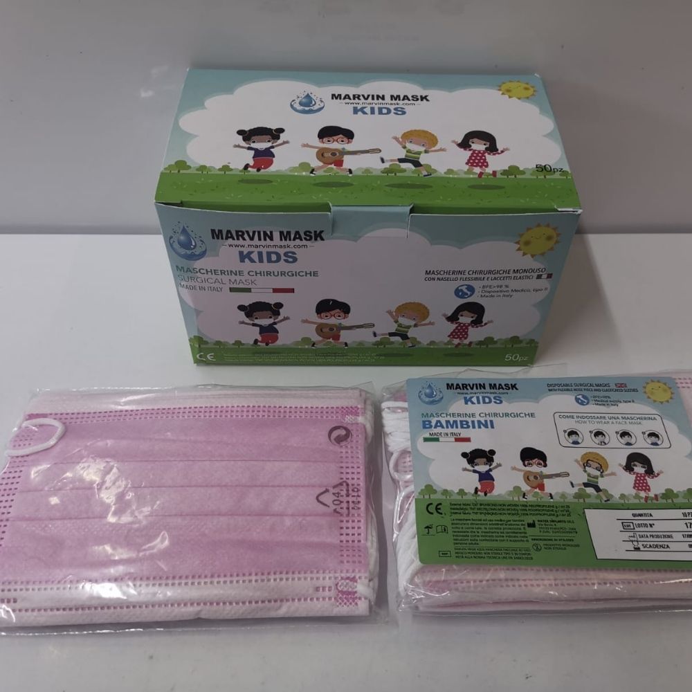 mascherine chirurgiche kids nuova good luck