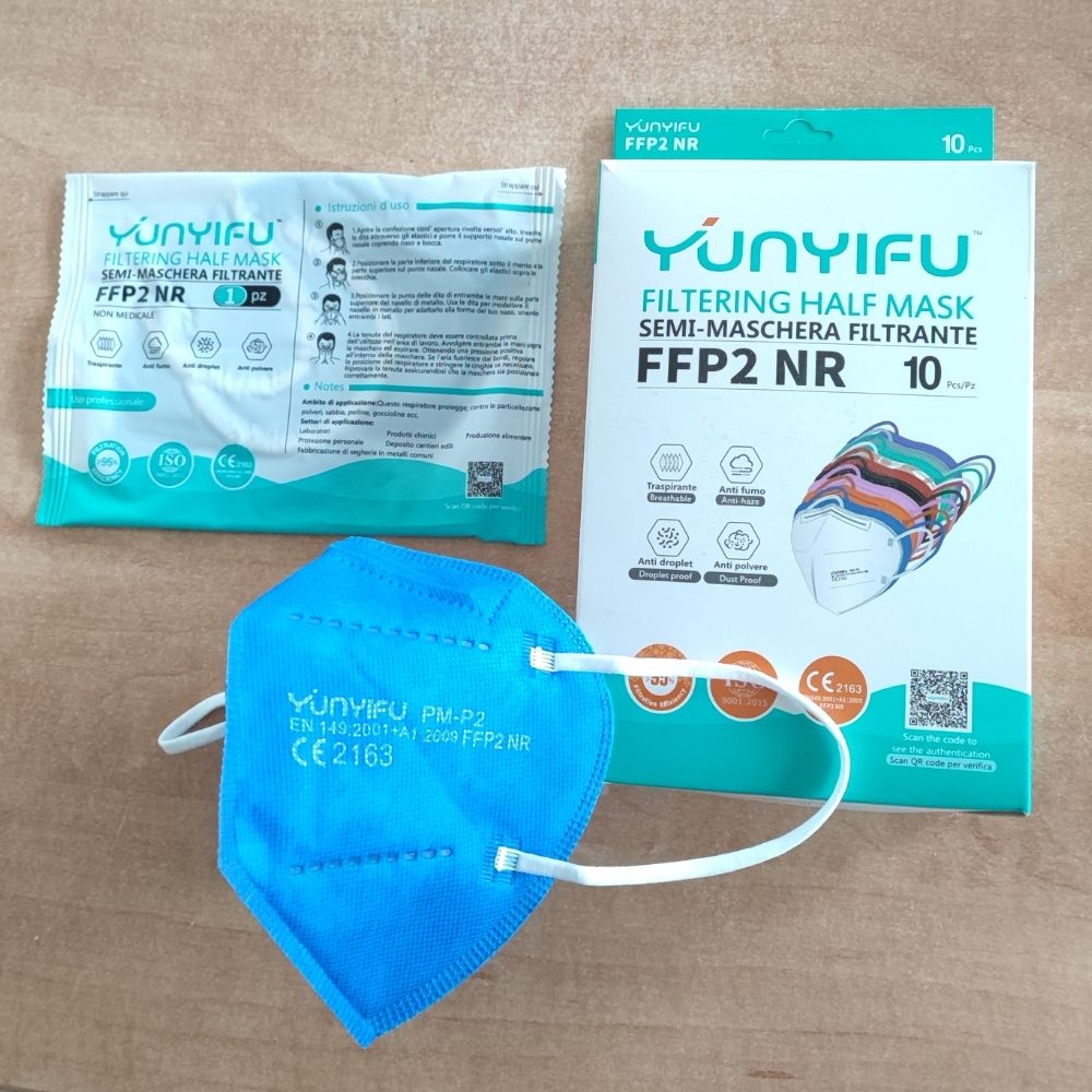 ffp2 yunyifu colore blu nuova good luck