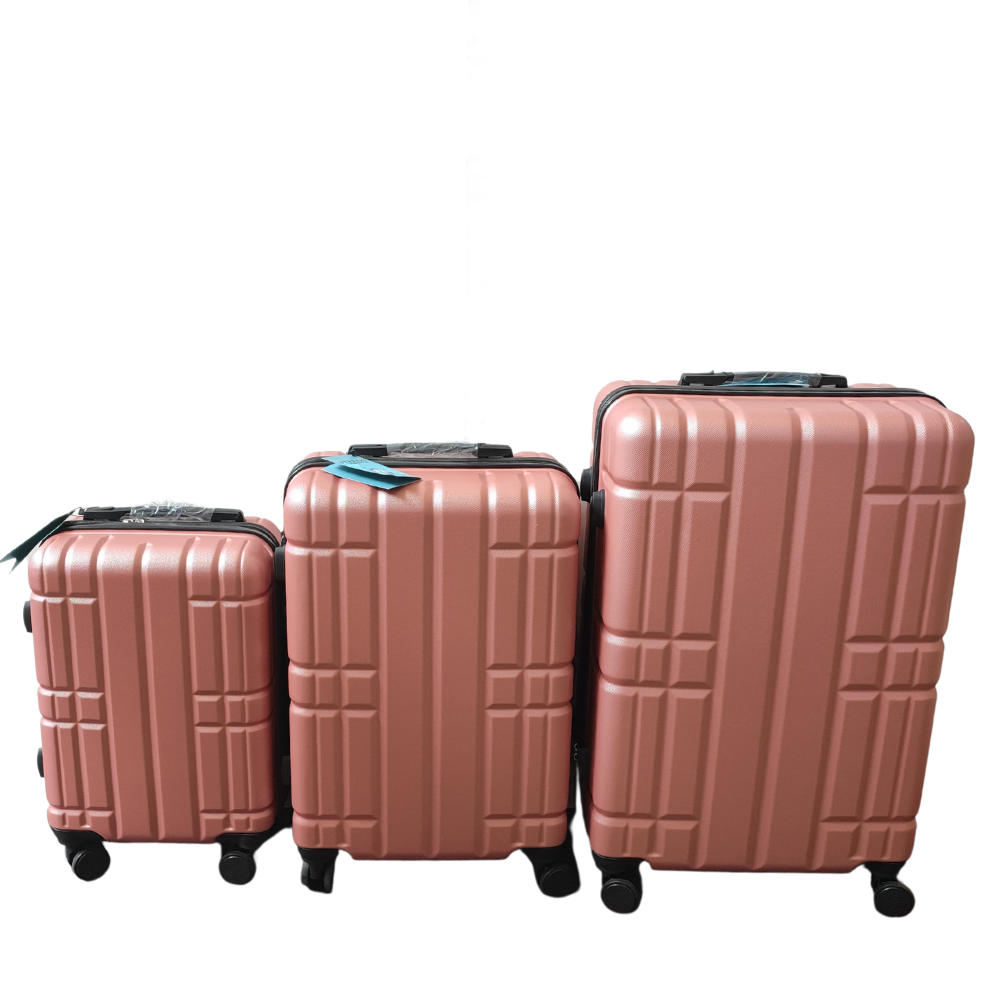 Valigie Tectake Set Valigie Rigide TecTake Mila Trolley Con